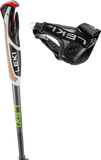 Leki Spin Shark SL Nordic walking pole showing Shark 2.0 grip and Trigger Shark mesh strap system