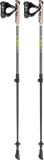 Leki Spin Shark SL Nordic walking poles in Silver Grey, Dark Anthracite and Lime with adjustable aluminium shafts