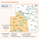 307  Explorer Map - Consett & Derwent Reservoir