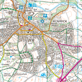 332 Explorer Map - Alnwick & Amble