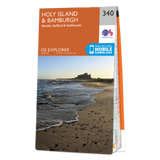 340 Explorer Map - Holy Island & Bamburgh