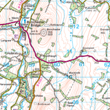 80 Landranger Map - Cheviot Hills & Kielder Water