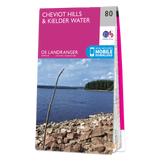 80 Landranger Map - Cheviot Hills & Kielder Water