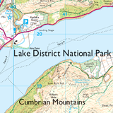 OL5  Explorer Map - The Lake District: North-eastern area
