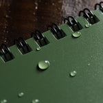 Rite in the Rain Weatherproof Top Spiral Notebook, 3" x 5" Green