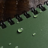 Rite in the Rain Weatherproof Top Spiral Notebook, 3" x 5" Green