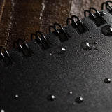 Rite in the Rain Weatherproof Top Spiral Notebook, 3" x 5" Black