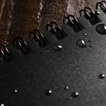 Rite in the Rain Top Spiral Waterproof Notebooks 4" x 6" Black