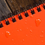 Rite in the Rain Top Spiral Waterproof Notebooks 4" x 6" Orange
