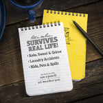 Rite in the Rain Top Spiral Waterproof Notebooks 4" x 6" Yellow